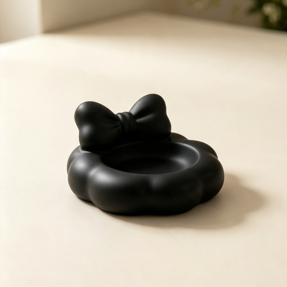 3D Printed Black Bow Jewelry T - Organza Ribbon Spool ulasan dan harga