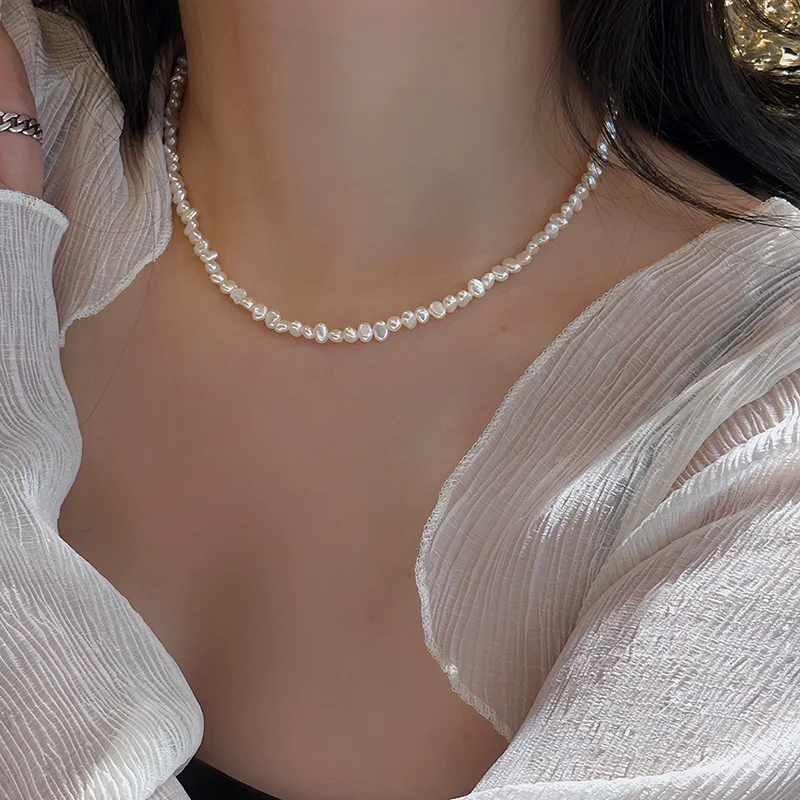 Hengsheng 4-5mm Baroque Freshw - Pearl Trim Chain ulasan dan harga