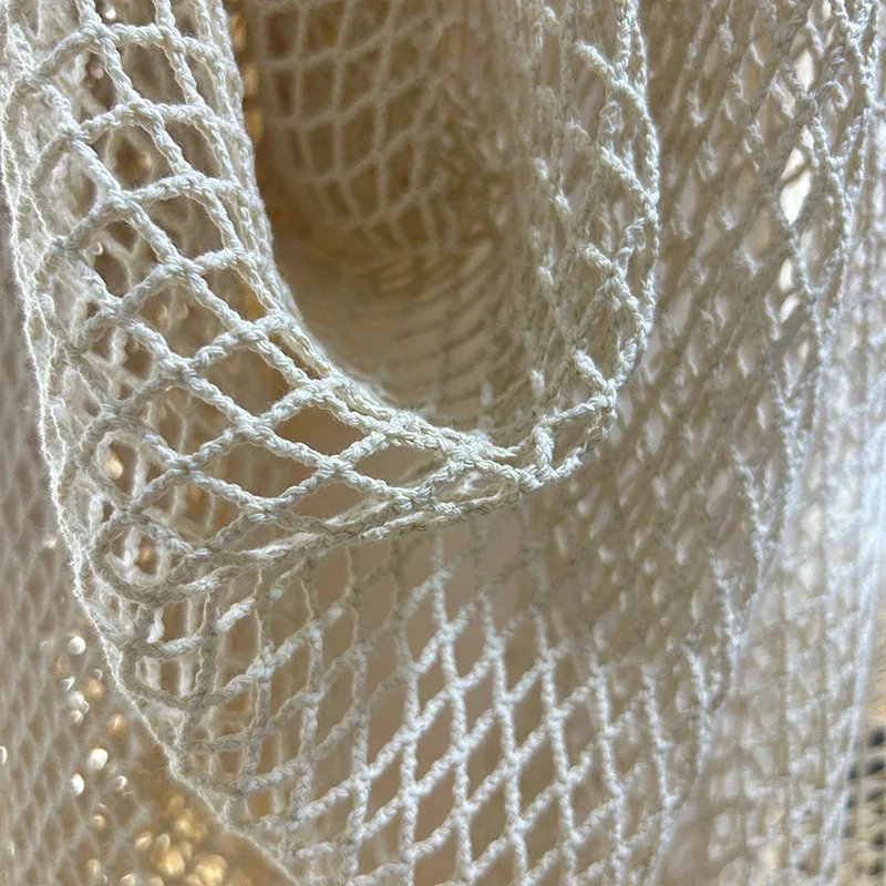 Fishing Net Fabric Cotton Line - Crystal Mesh Fabric ulasan dan harga