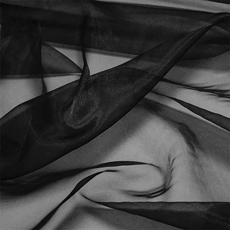 Mistlace 5 Yards Black Crystal - Crystal Mesh Fabric ulasan dan harga