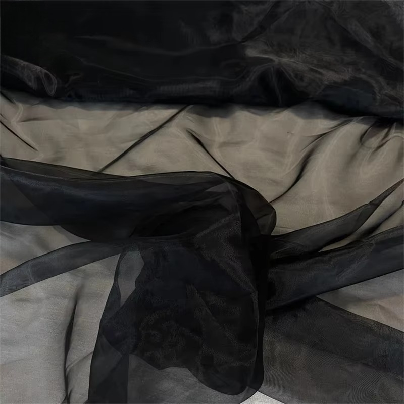 Mistlace 5 Yards Black Crystal - Crystal Mesh Fabric ulasan dan harga