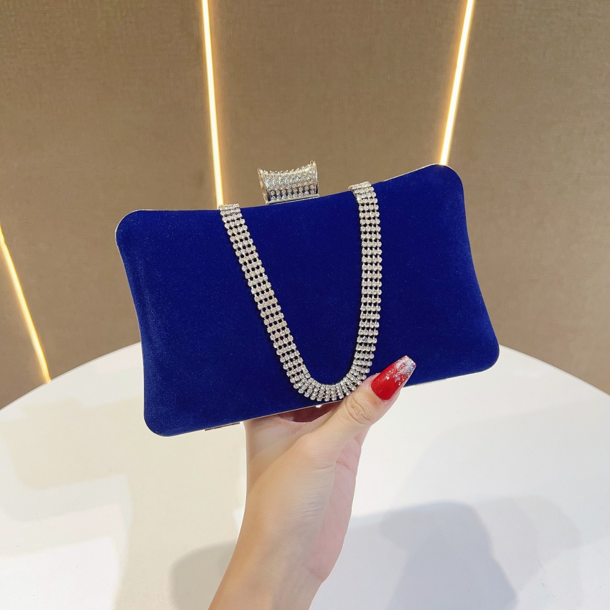 2025 Velvet Banquet Bag Women’ - Tassel Fringe Trim ulasan dan harga