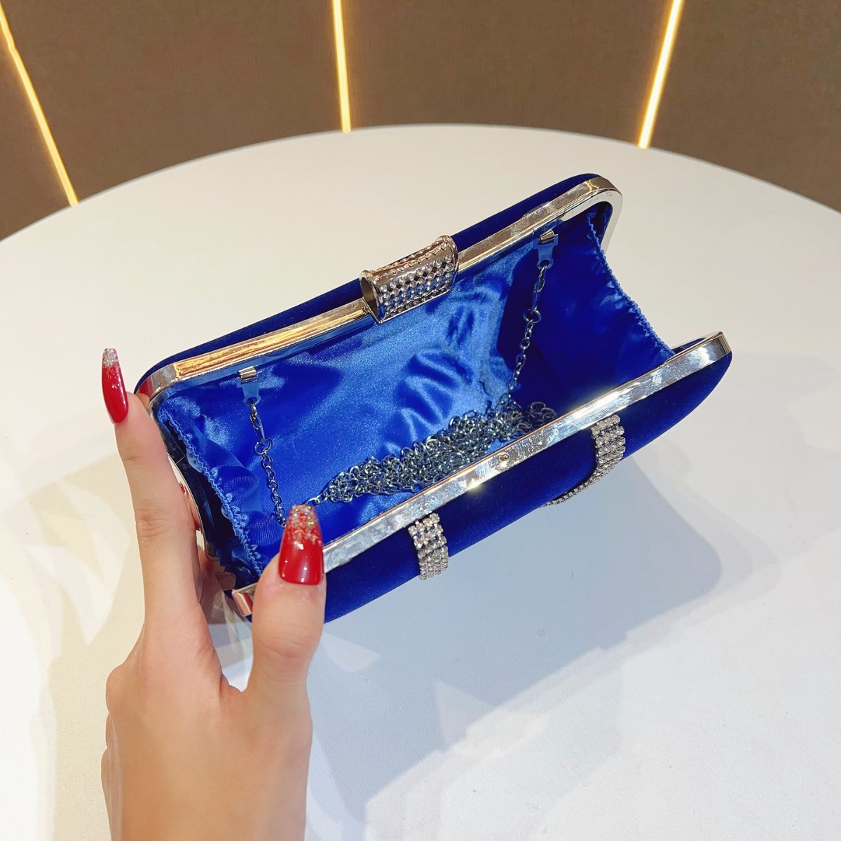 2025 Velvet Banquet Bag Women’ - Tassel Fringe Trim ulasan dan harga
