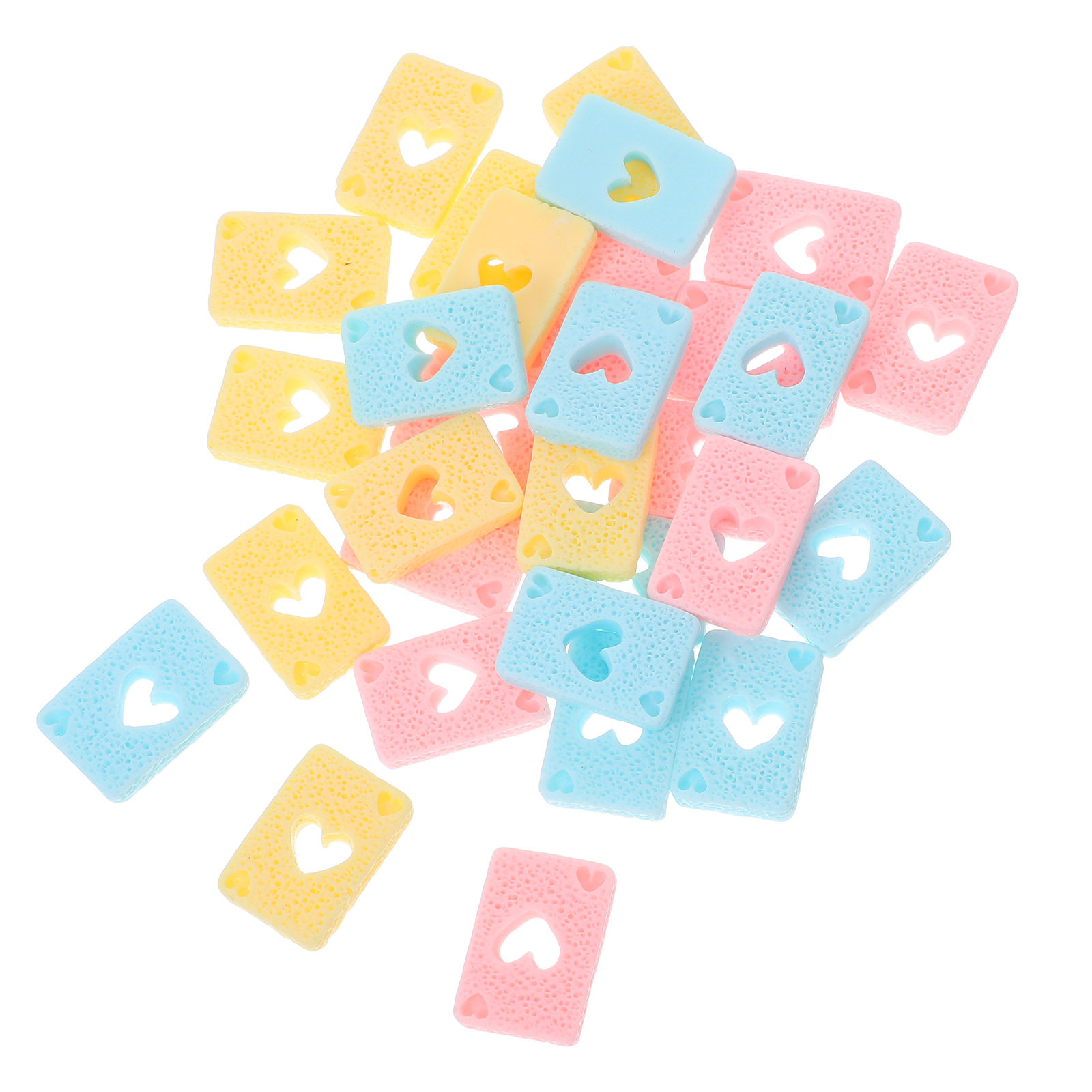 30Pcs Resin Poker Charms Candy - Embellishments For Scrapbooking ulasan dan harga